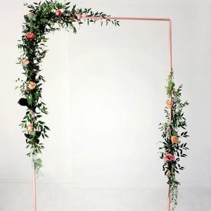 Copper wedding arch, ceremony arch